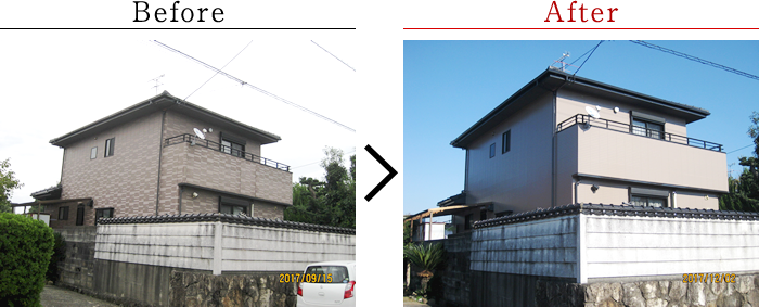 外壁リフォーム事例